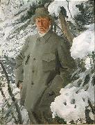 Anders Zorn The Painter Bruno Liljefors, oil painting